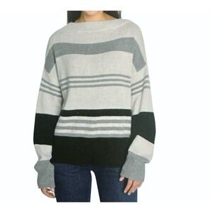 Lucky Brand Women's M‎ Great Striped Boat Neck Sweater NWT